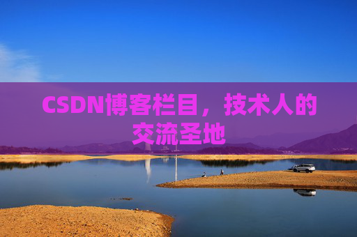 CSDN博客栏目，技术人的交流圣地